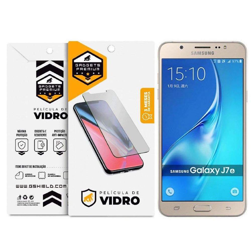 Película De Vidro Dupla Para Samsung Galaxy J7 - Gshield