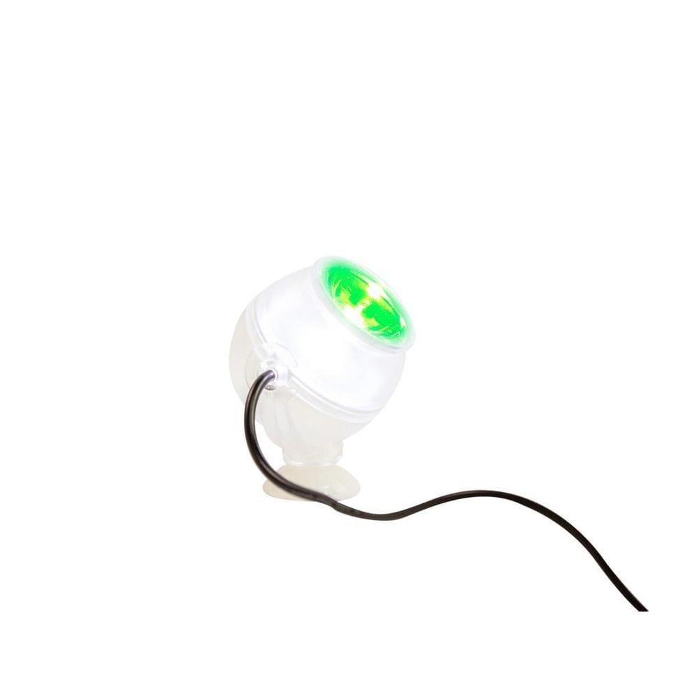 Mini Spot De Luz Submerso Em Led Aquários Lagos Fonte Verde