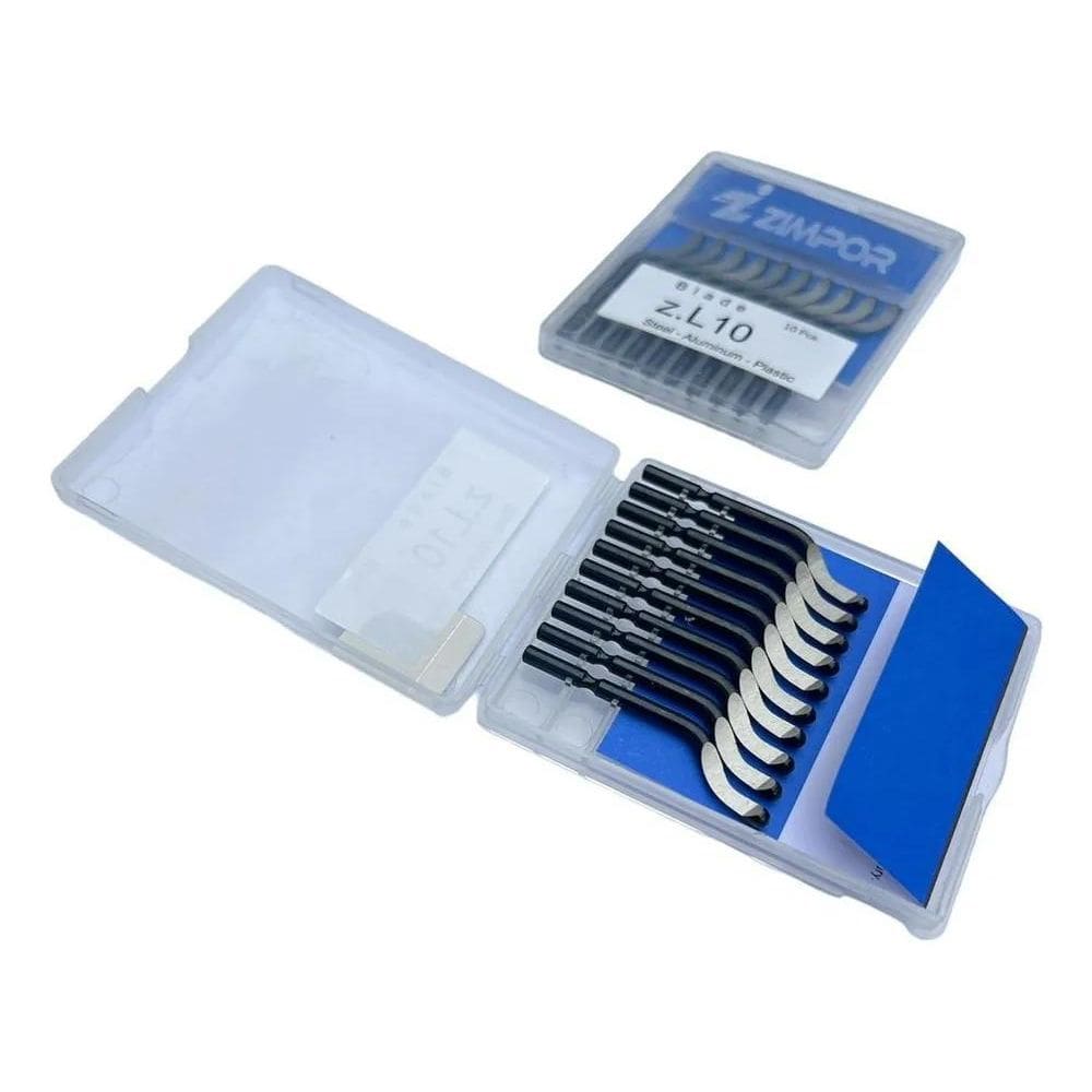 2X Kit 10 Laminas Para Rebarbador Escareador Manual Rasquete