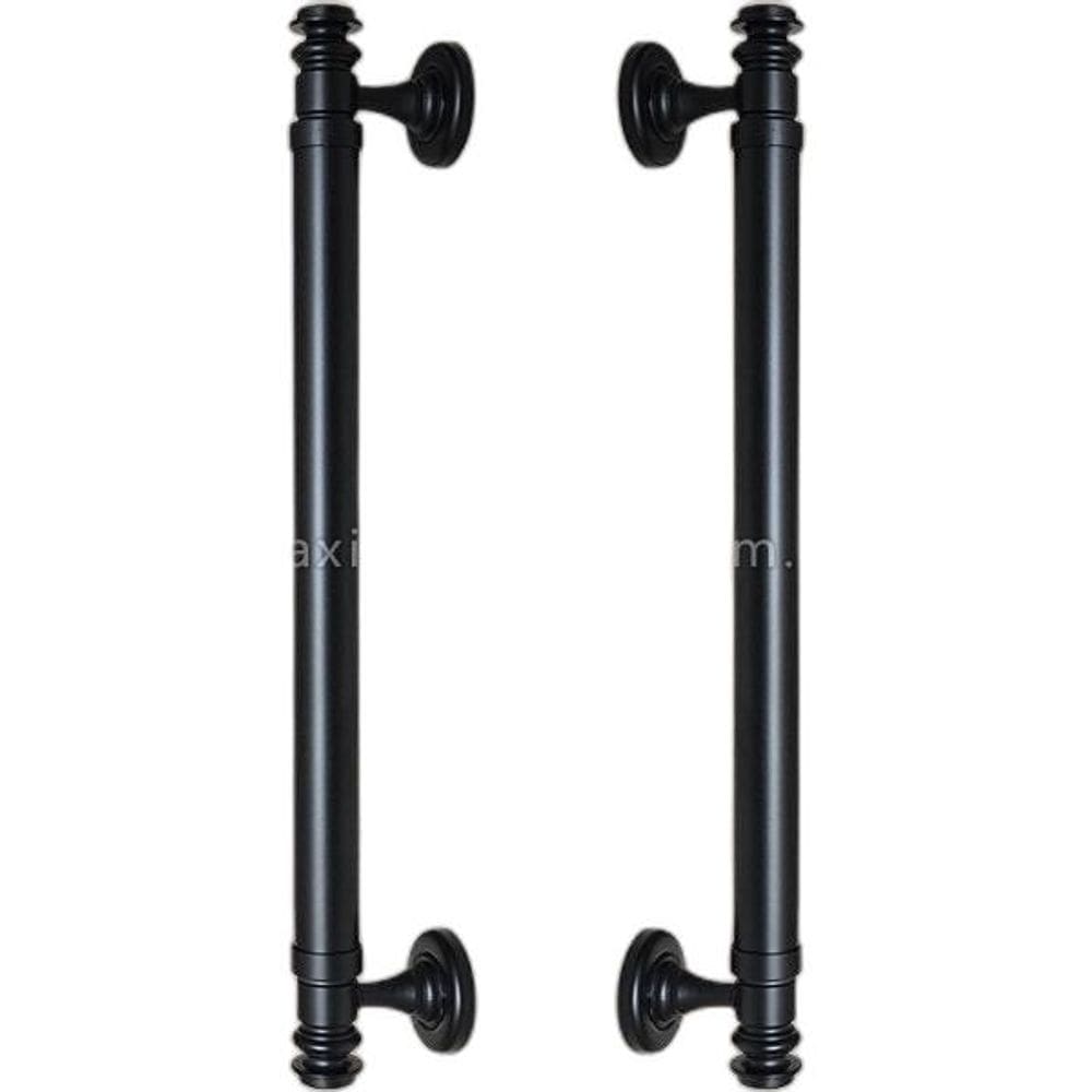 Puxador Duplo Porta Pivotante Correr Rústico Davinci 450Mm