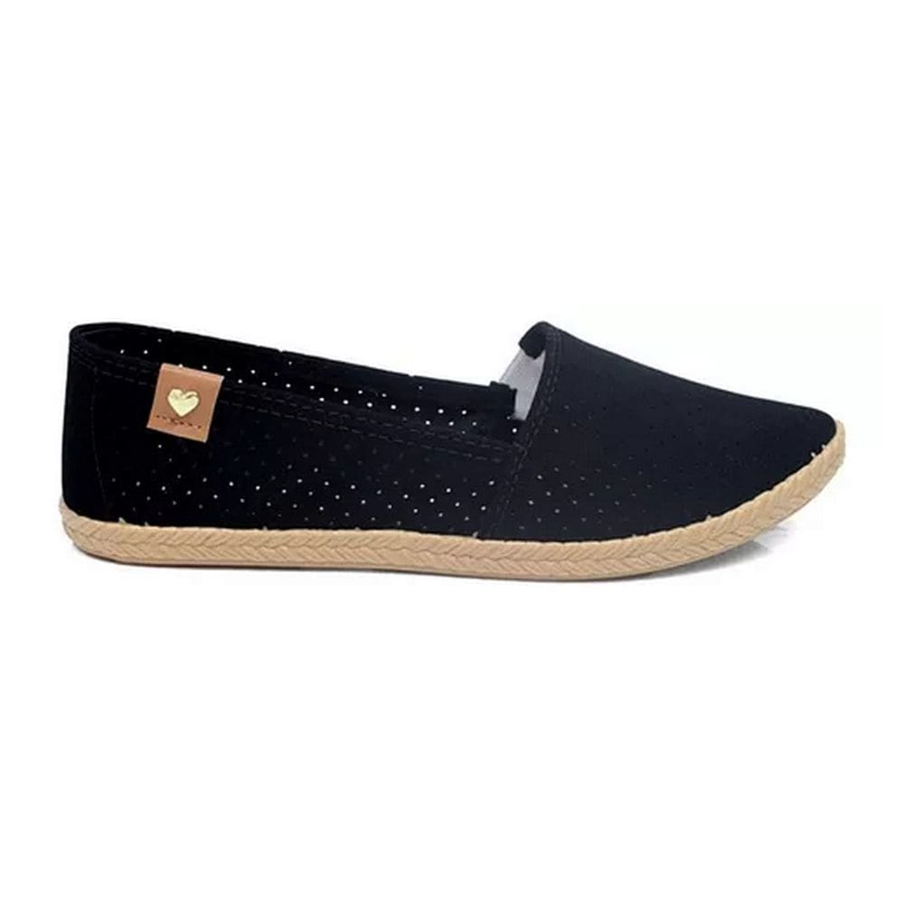 Alpargata Feminina Moleca Nobuck Calce Facil 5287.210
