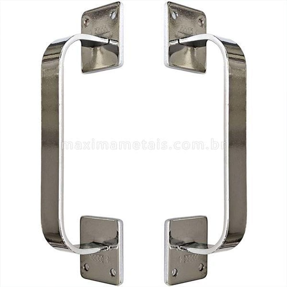 Puxador Duplo Rustico Colonial Porta Pivotante Ou Correr