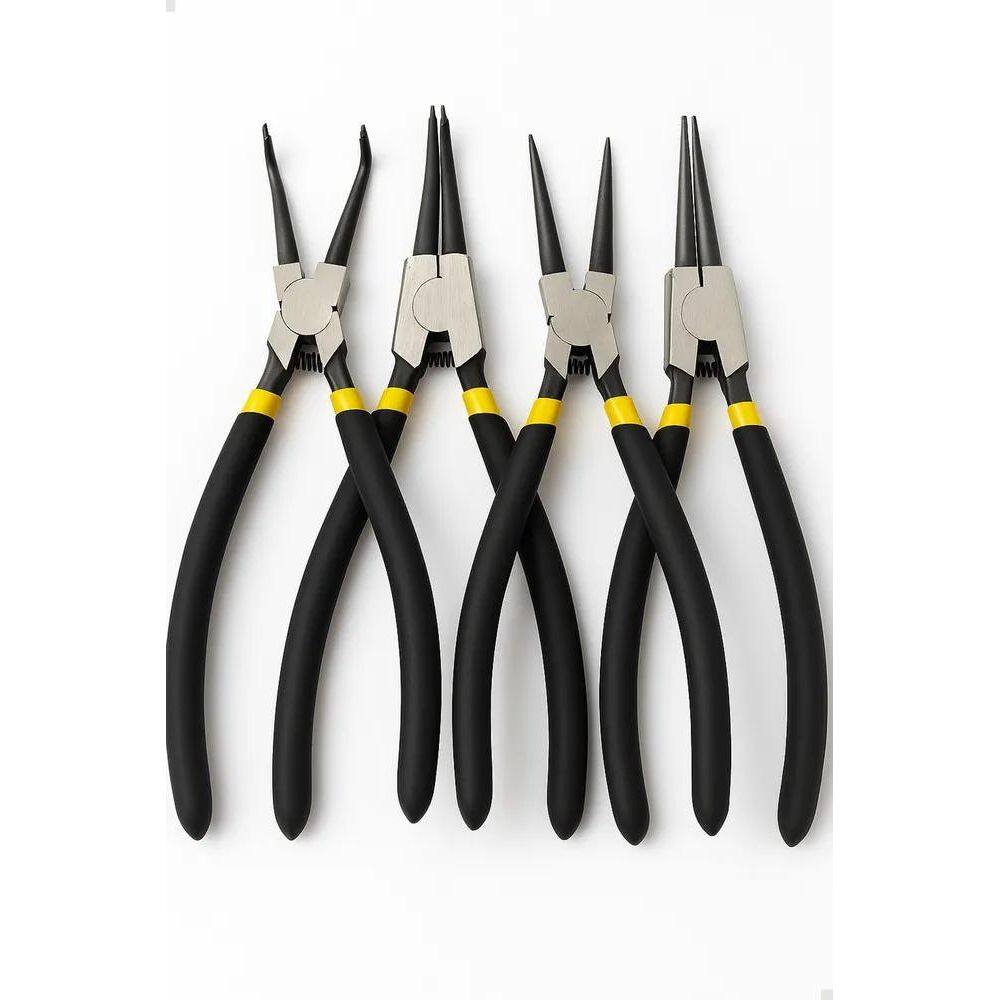 Extrator De Anéis Interno E Externo Alicate De Trava 4 Peças