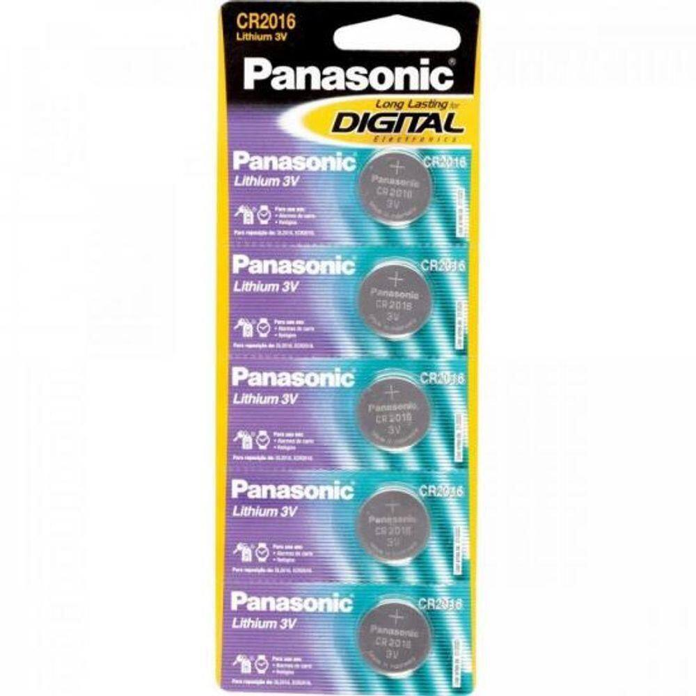 Bateria De Lithium 3v Com 5 Cr2016-1bt