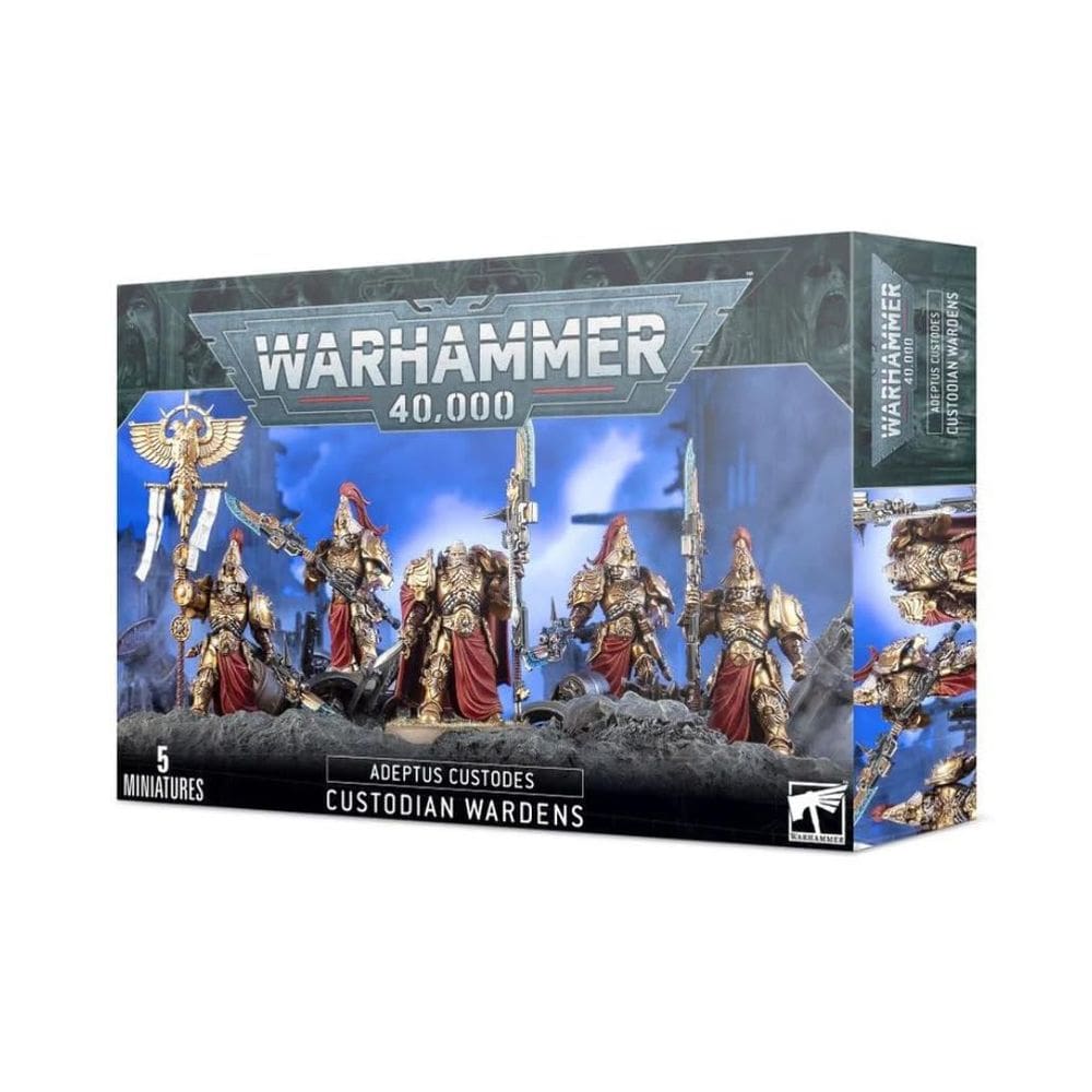 Workshop de jogos de figuras de ação Warhammer 40k Adeptus Custodes Custodian Wardens