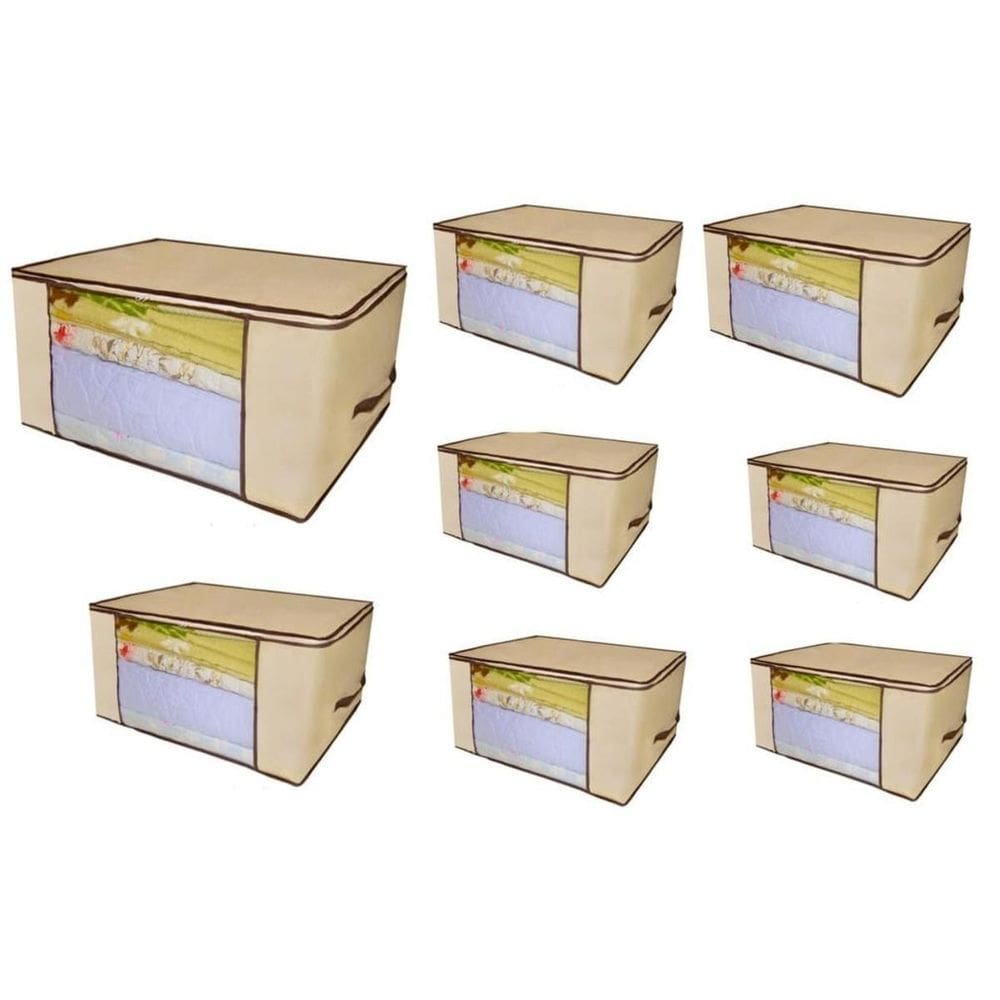 Kit 8 Organizador Guarda Roupa Multiuso 45X45X20