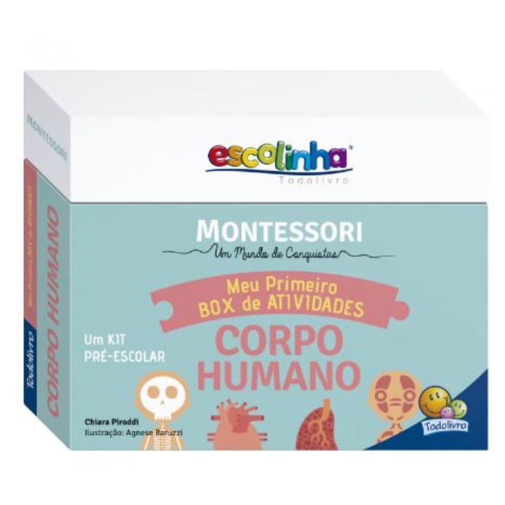 Montessori Meu P Box De Atividades Corpo Humano Todoliv
