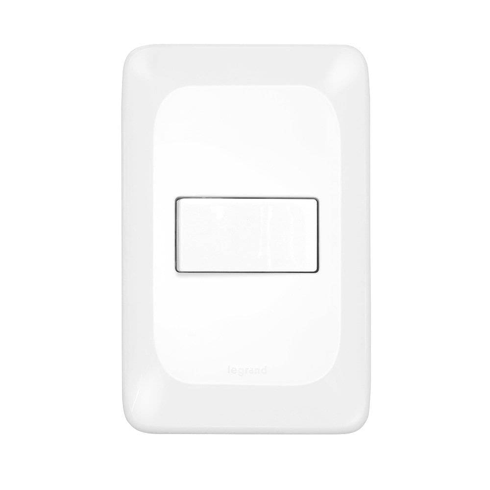 Interruptor Pial Pop 1 Tecla  com Placa 4X2