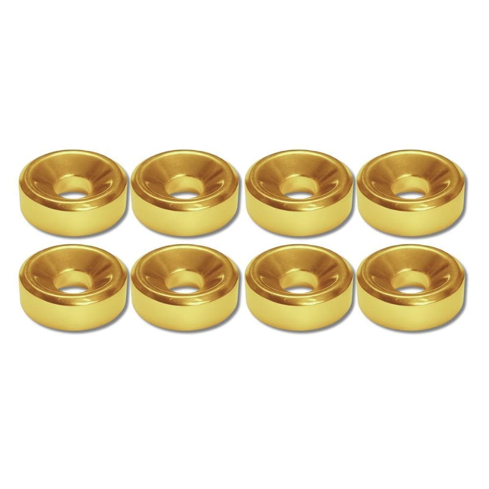 Kit 8 Bucha Para Junção De Braço Guitarra Dourado