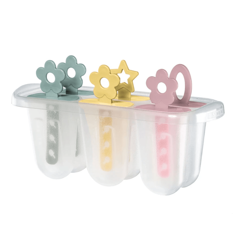 Forma Plástica para Picolé Sanremo 6 Unidades com Palitos Coloridos