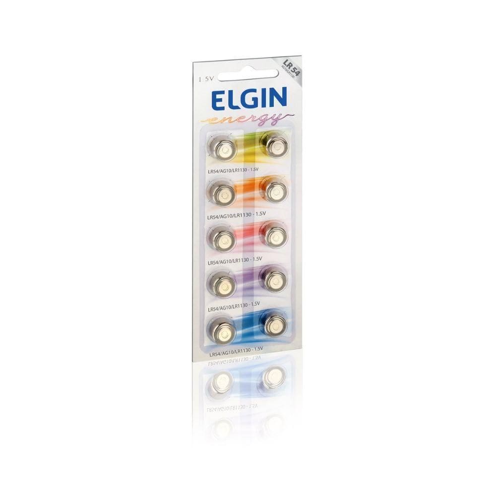 Bateria Alcalina Elgin Ag10-lr1130-lr54