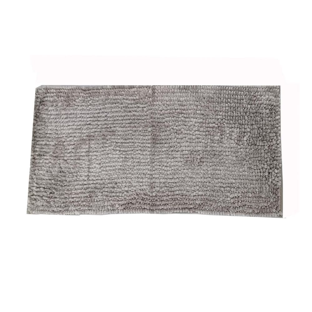 Tapete Passadeira Macio 50 Cm X 100 Cm Bouclê Paris - Prata