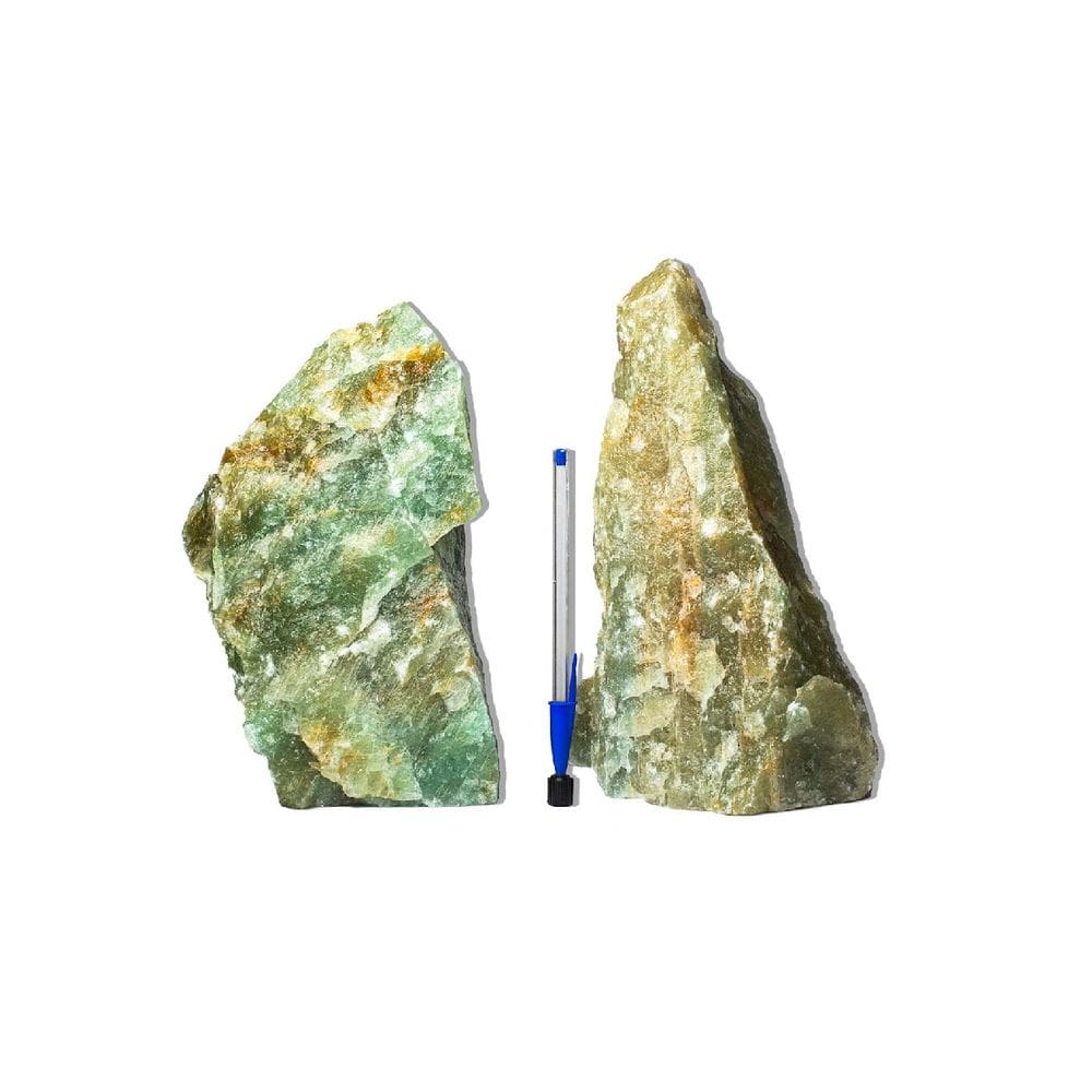 01 Ônix Verde Pé Serrado Natural 6 a 8kg Média 34cm Tipo B