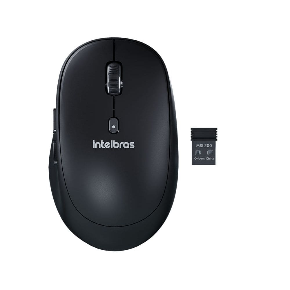Mouse Sem Fio Intelbras MSI200 Clique Silencioso