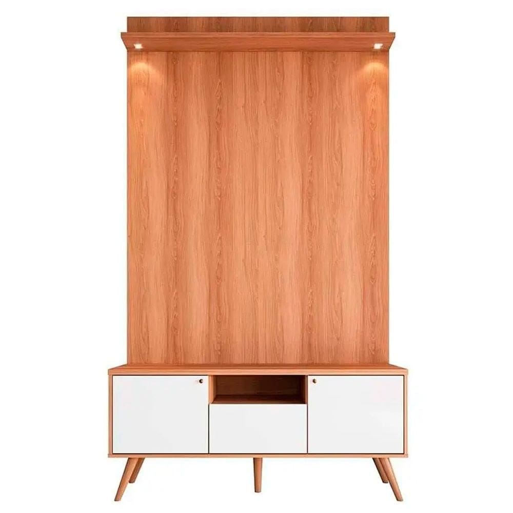 Rack Bancada 1 Porta 2 Gavetas e Painel para Tv de até 55” Rivire 1.3