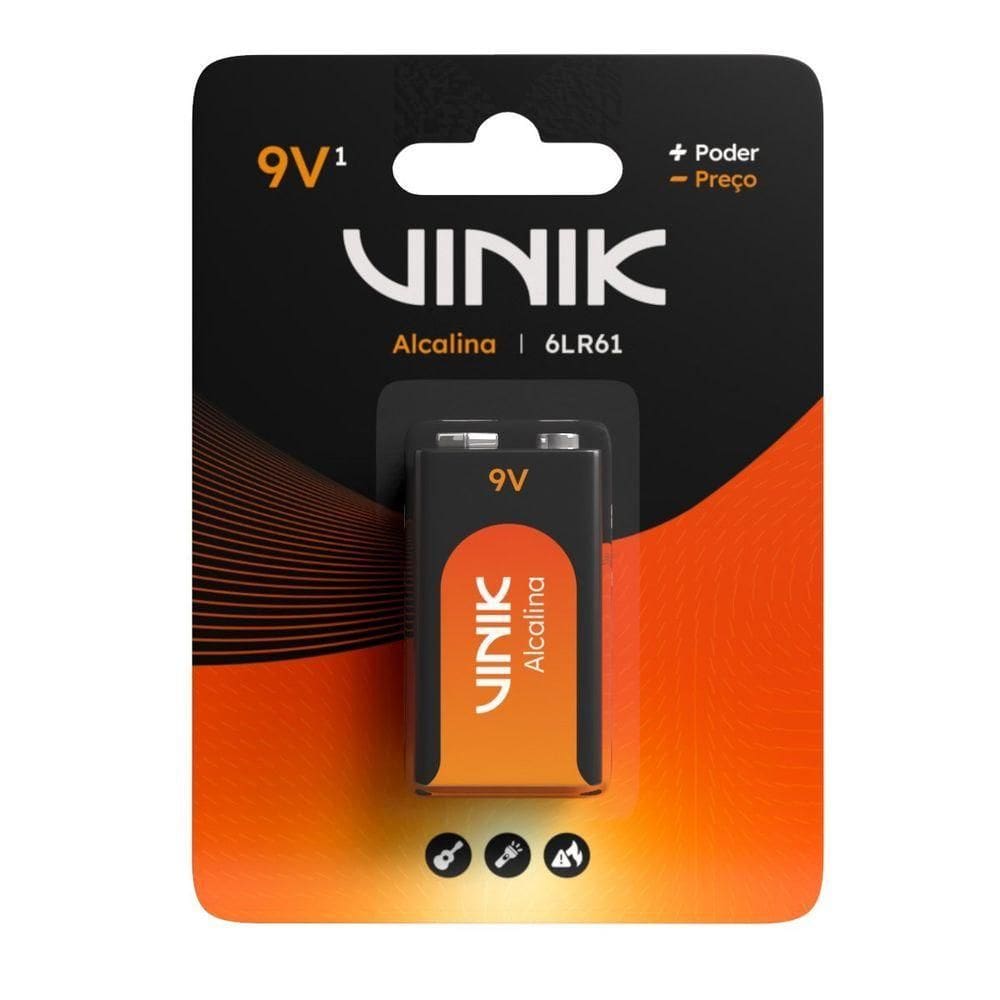Bateria Alcalina 9v - Vb9vb1
