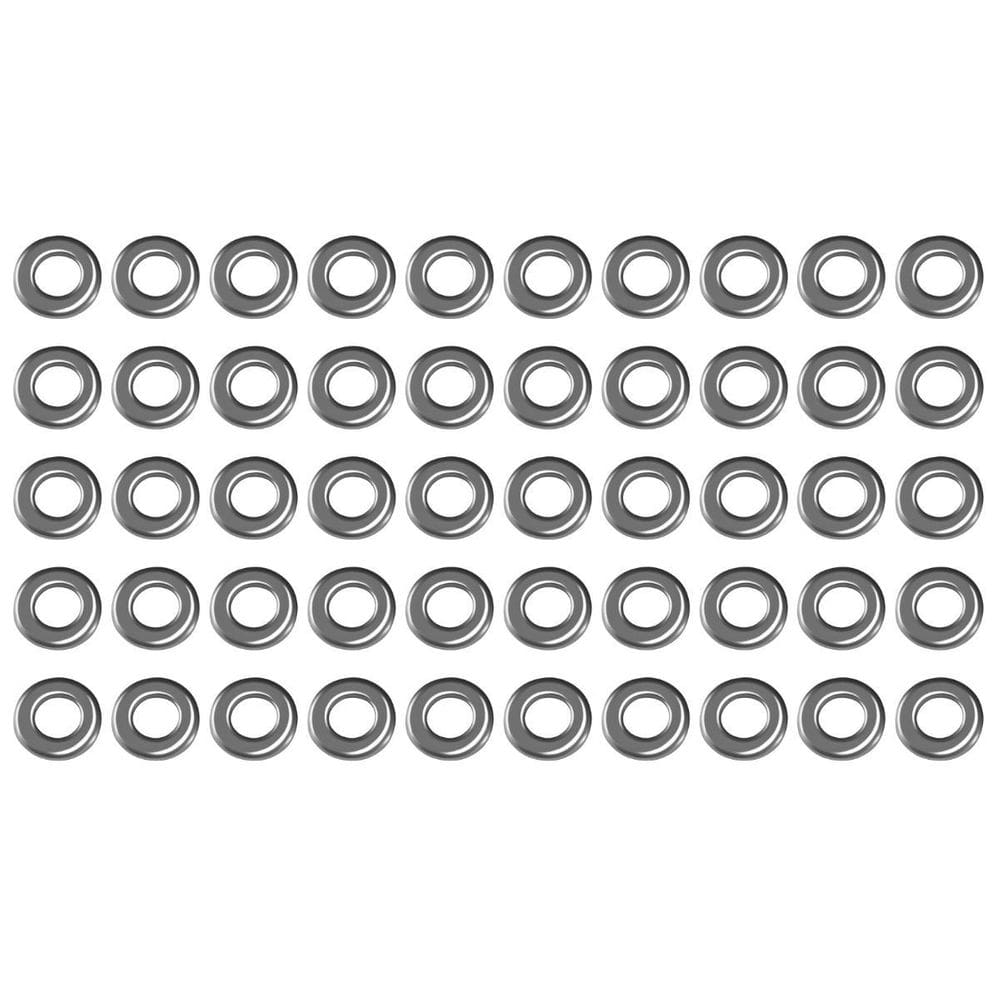 Kit 50 Arruela Aço Parafuso De Afinação Bateria Metal Ta752