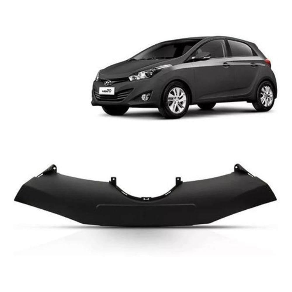 Aplique Placa Parachoque Hb20 Hb20S 2013 14 15 Pre