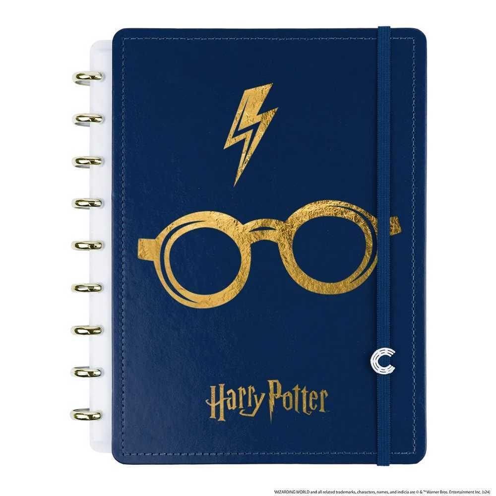 Caderno A5 By Harry Potter Azul Caderno Inteligente