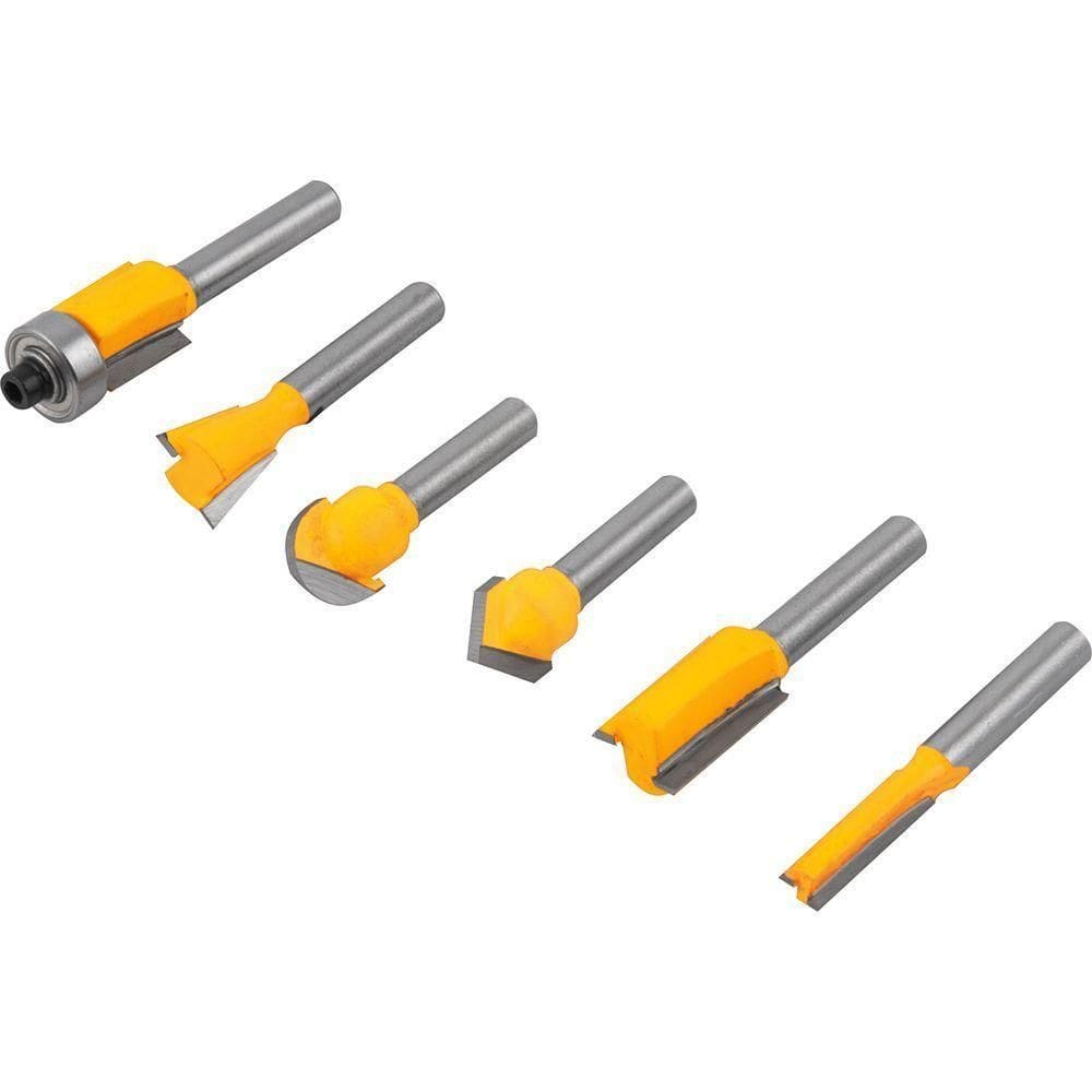 Jogo De Fresas Para Madeira Com 6 Peças - Vonder