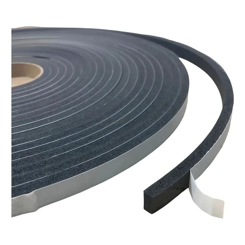 2X Comfort Door Borracha Vedação Fita Auto Adesiva Cor Preto