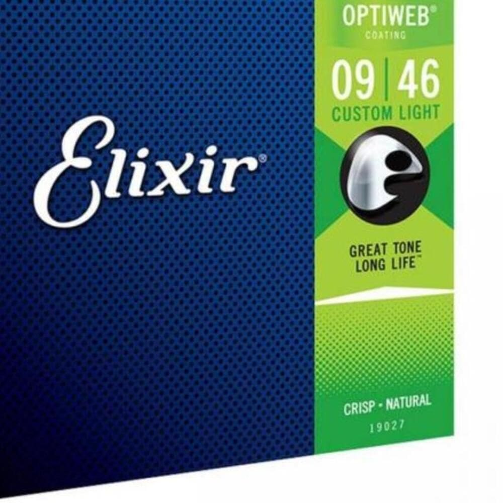 Encordoamento P- Guitarra .009 Optiweb 19027 Elixir