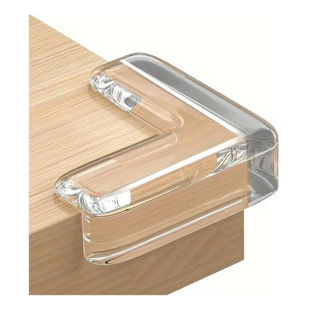 Kit 20 Protetor De Quina Bebe Canto De Mesa Moveis Forma L