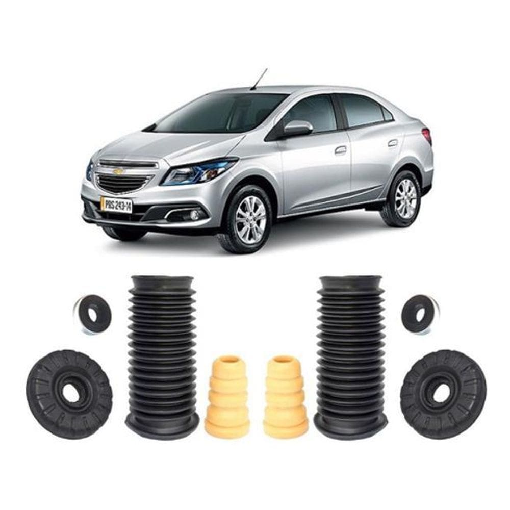 2 Kit Coxim Batente Dianteiro Gm Prisma 2013 2014 2015 2016