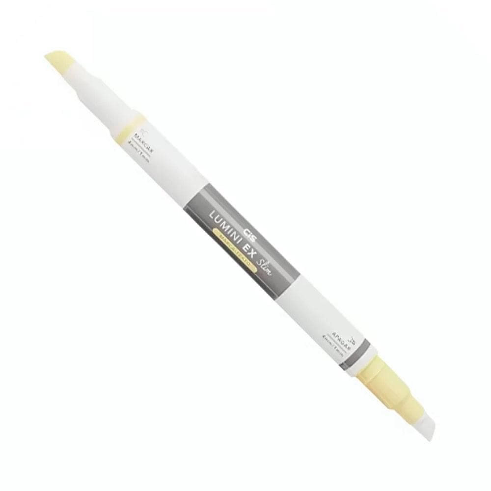 Caneta Marca Texto Lumini Ex Slim Apagável Amarelo Cis
