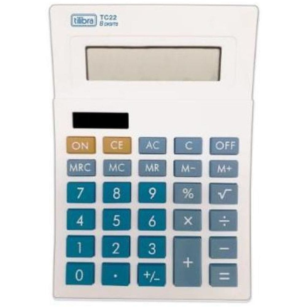 Calculadora De Mesa - Tilibra - Branca Tc22