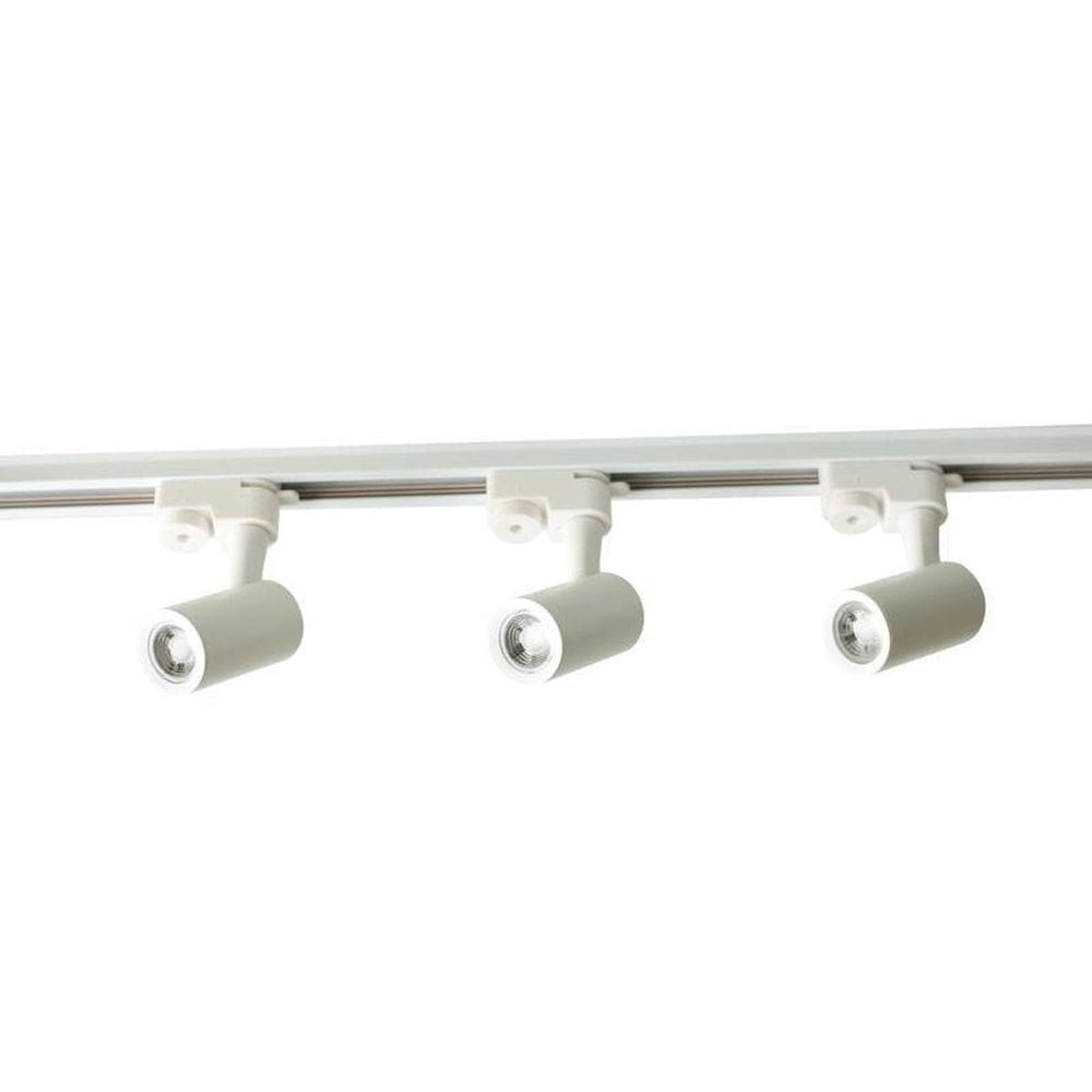 Trilho 03 Spot Led Teto 980Mm 6W Branco Luz Amarela Ecoforce