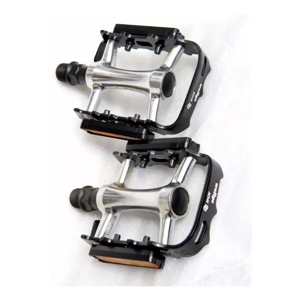 2X Pedal De Bike Mtb Wellgo M248 Rosca 9/16 Grossa Alumínio