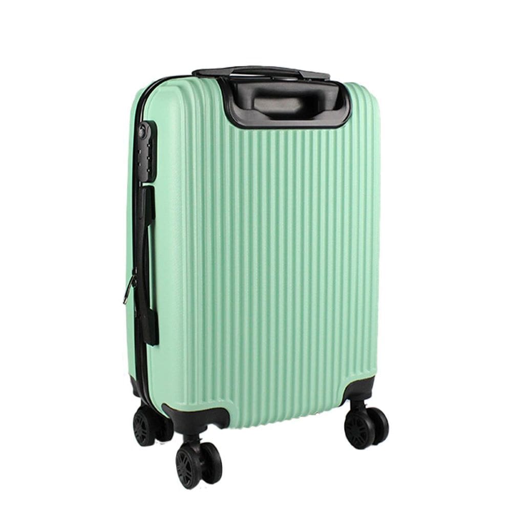 Mala Bordo Verde 10Kg Viagem Avião Rod360 C/Cadeado Embutido