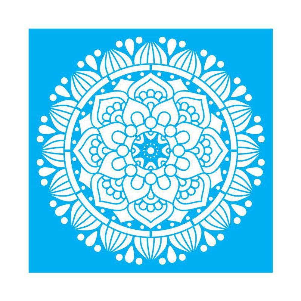 Stencil Tamako Mandala - 30X30Cm - Ref 9505