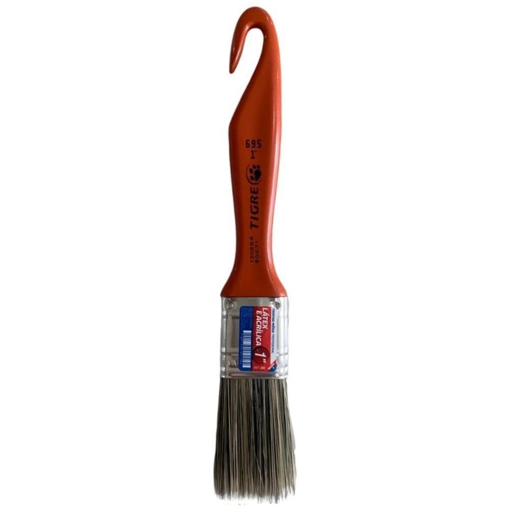 Kit 4 Trincha Pincel Para Pintura Látex Acrílica 1`` Tigre