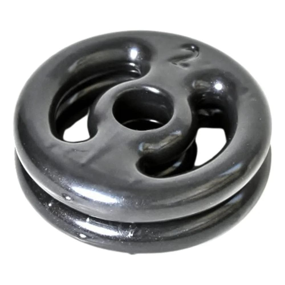 2X Anilha 02 Kg Emborrachada Par   Cor Ilustrativa