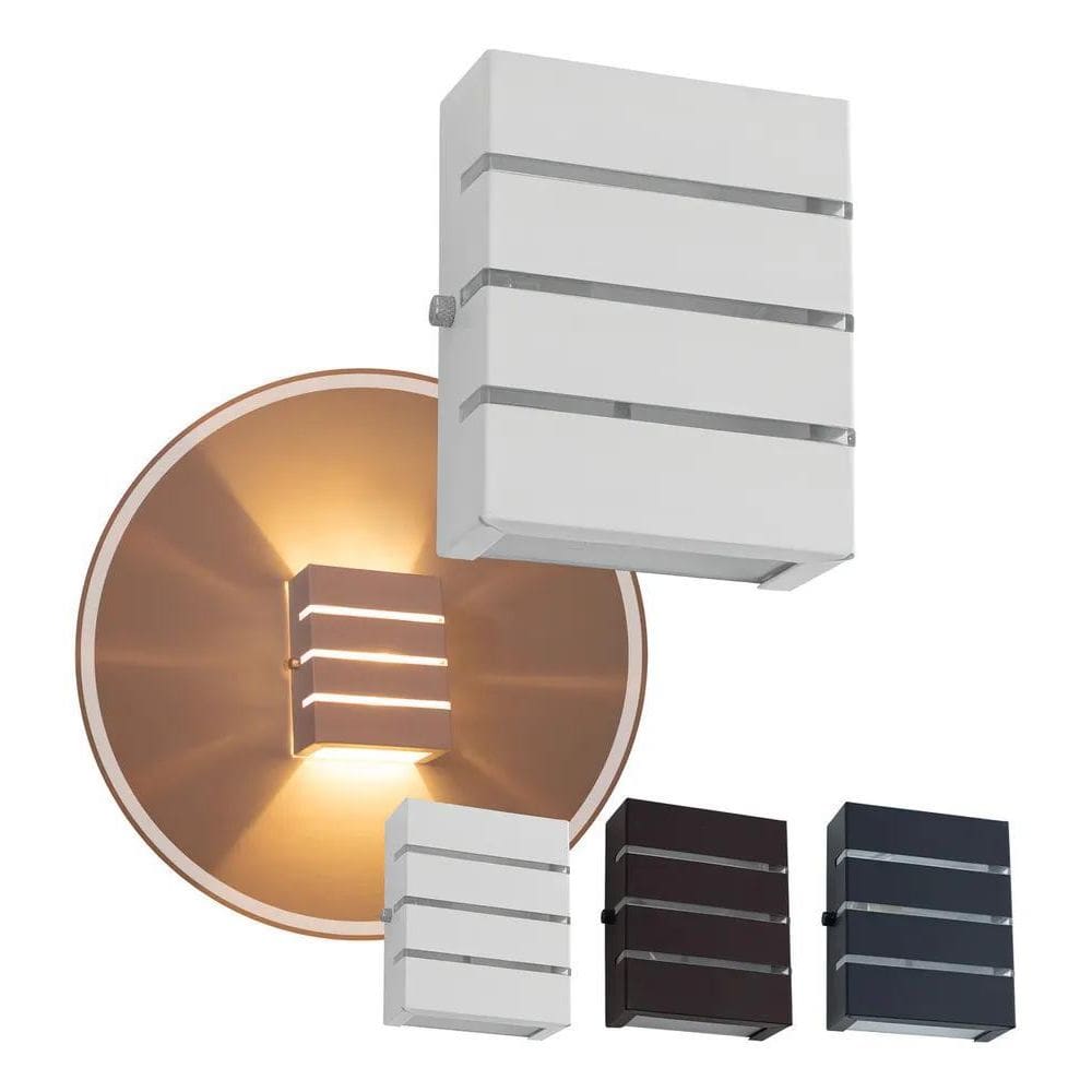 2X Luminária Arandela 2 Facho De Parede Muro Starlumen St277