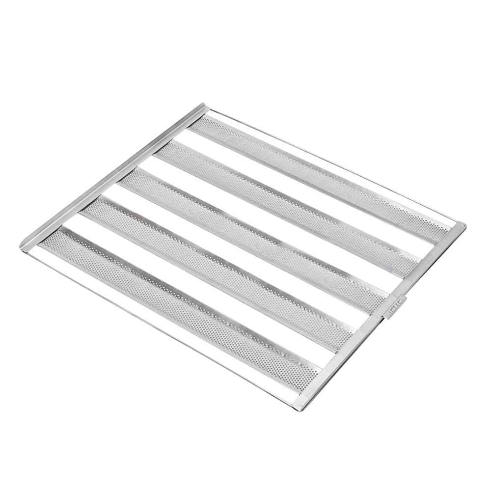 6 Esteiras Pão Francês 5 Tiras Alumínio 7Cm 50G 58X70 Imeca