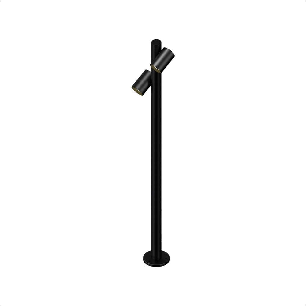 Luminária Poste Jardim Taschibra Moderno Wabi 100 Mr16 Preto
