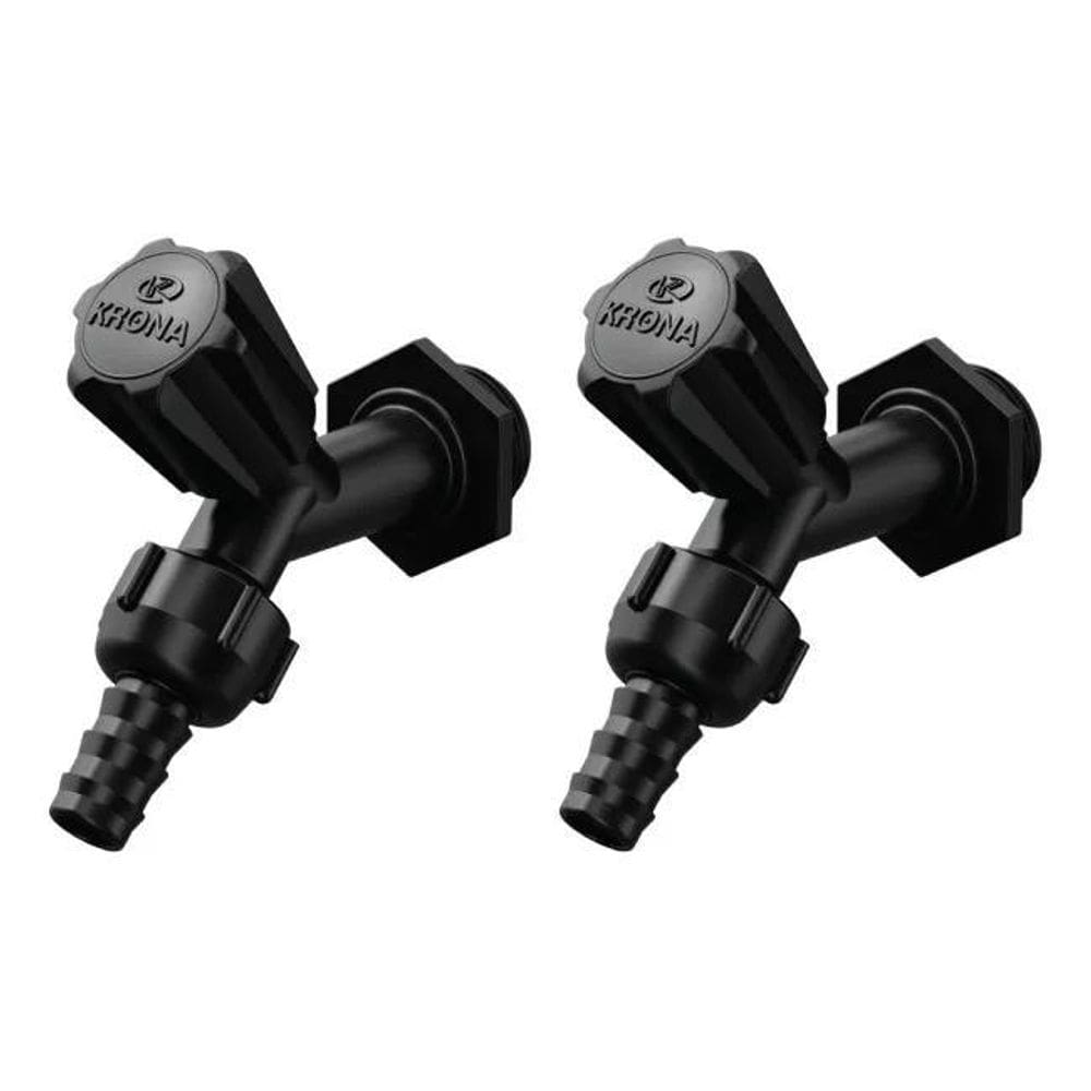 2X Torneira Jardim Tanque Máquina Lavar Mangueira Plástica