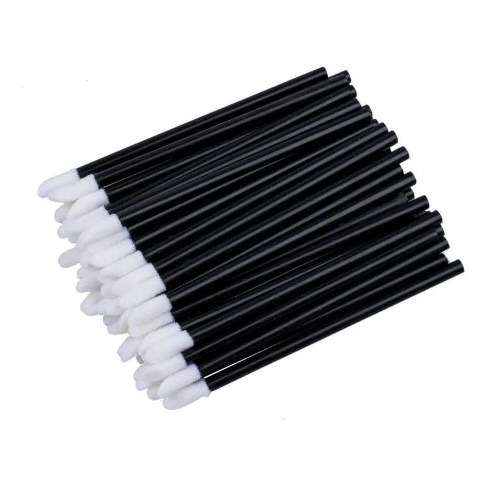 Pincel Aplicador De Maquiagem Lip Gloss Bastão 100 Unidades