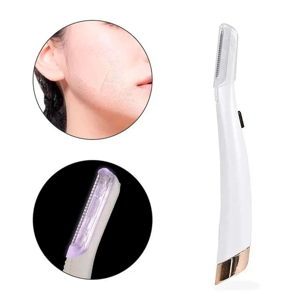Esfoliador Facial Com Laminas Que Tiram Os Pelos