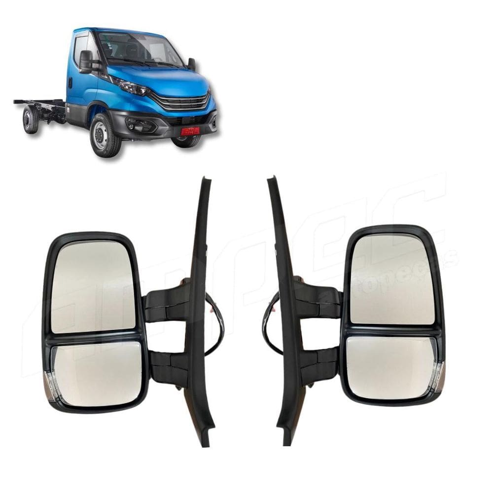 Retrovisor Elétrico Iveco Daily `08-`18 Braço Curto
