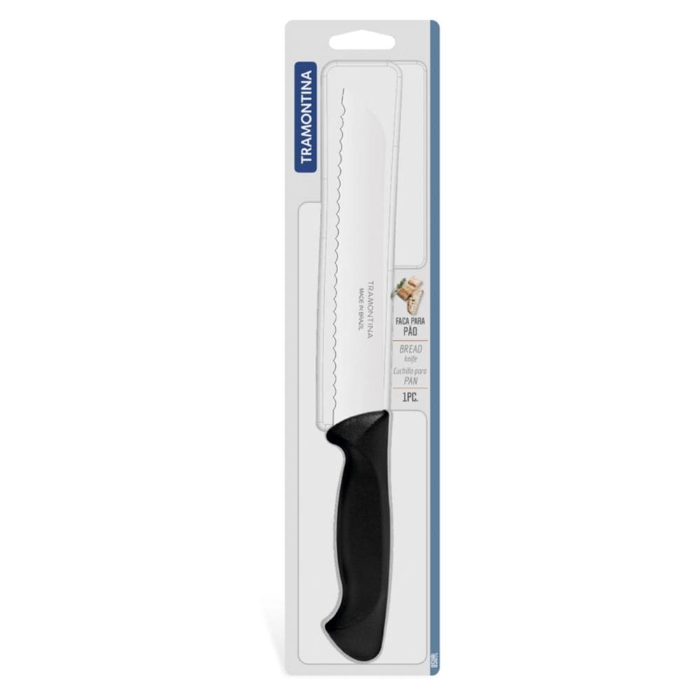 Faca Pão Lâmina Inox/Cabo Polipropileno Preto 7 23042107