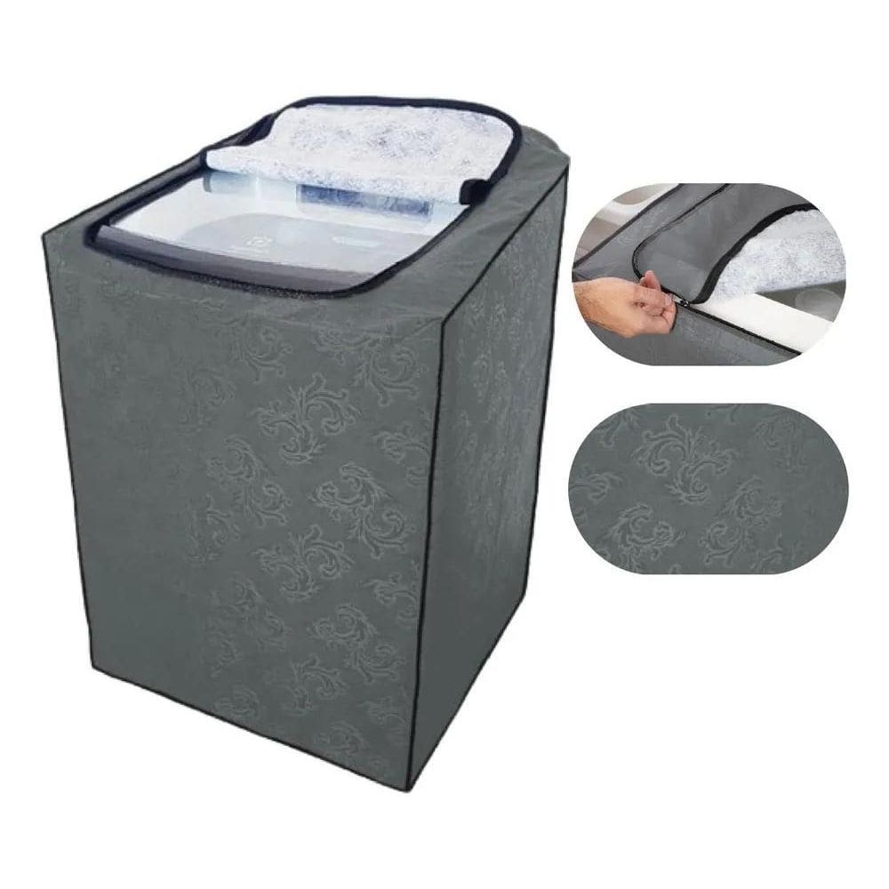Capa Para Máquina Lavar Electrolux Brastemp Consul 6 Á 17Kg