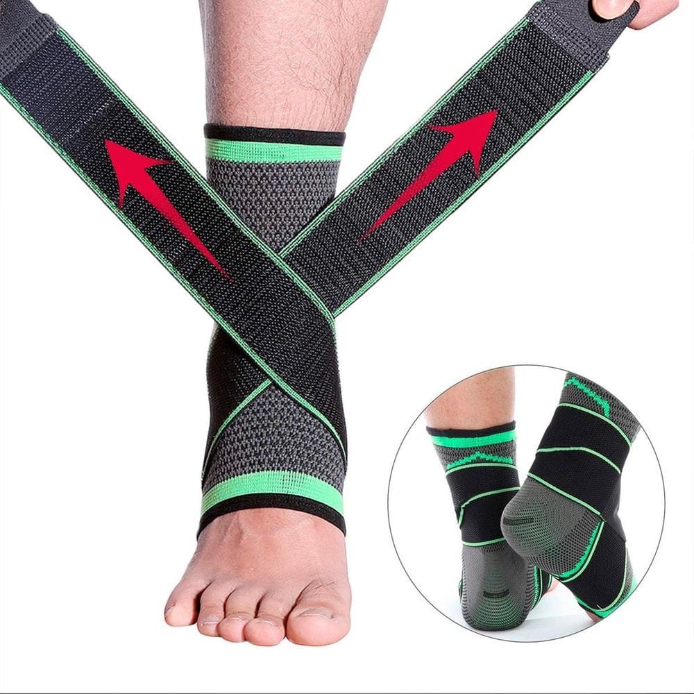 Tornozeleira Compressão Ideal Exercício Esporte E Corrida
