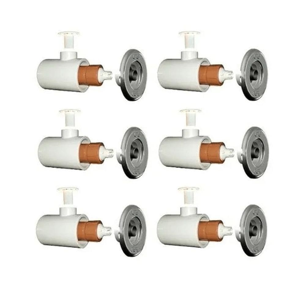 Dispositivo De Hidromassagem Pratic Em Inox Sodramar 6 Peças