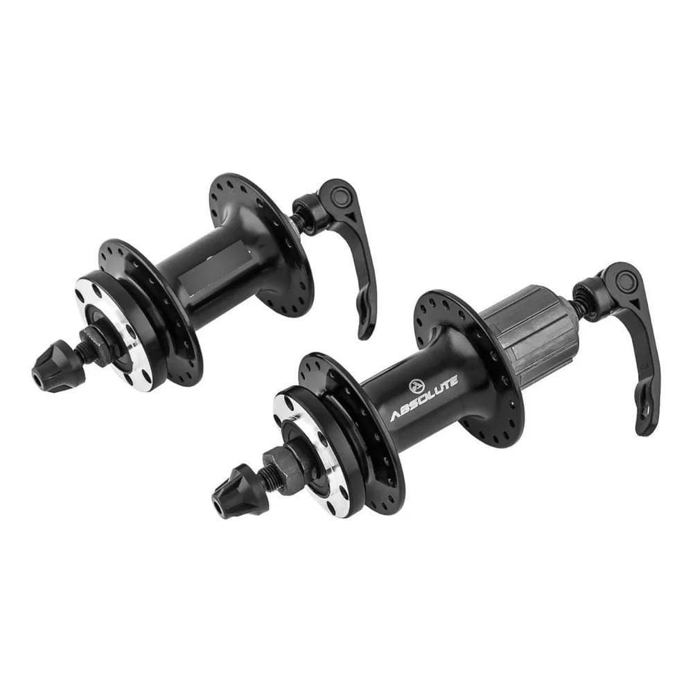 2X Cubos Dianteiro Traseiro Bike 36 Furos Cassete K7 Absolut