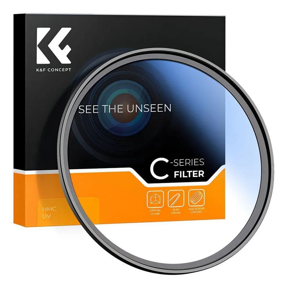 2X Filtro K&F Concept Uv 77Mm Preto
