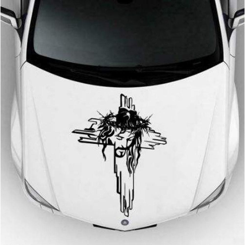 Adesivo Para Carro Jesus Cristo